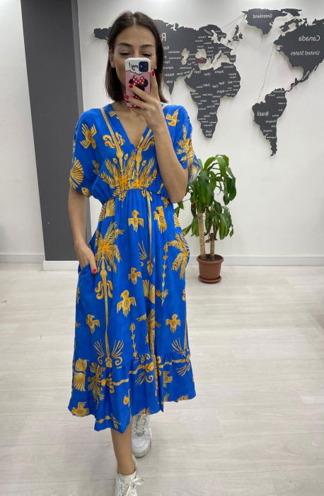 Rochie Midi Bumbac Vale Woman | Stil & Confort