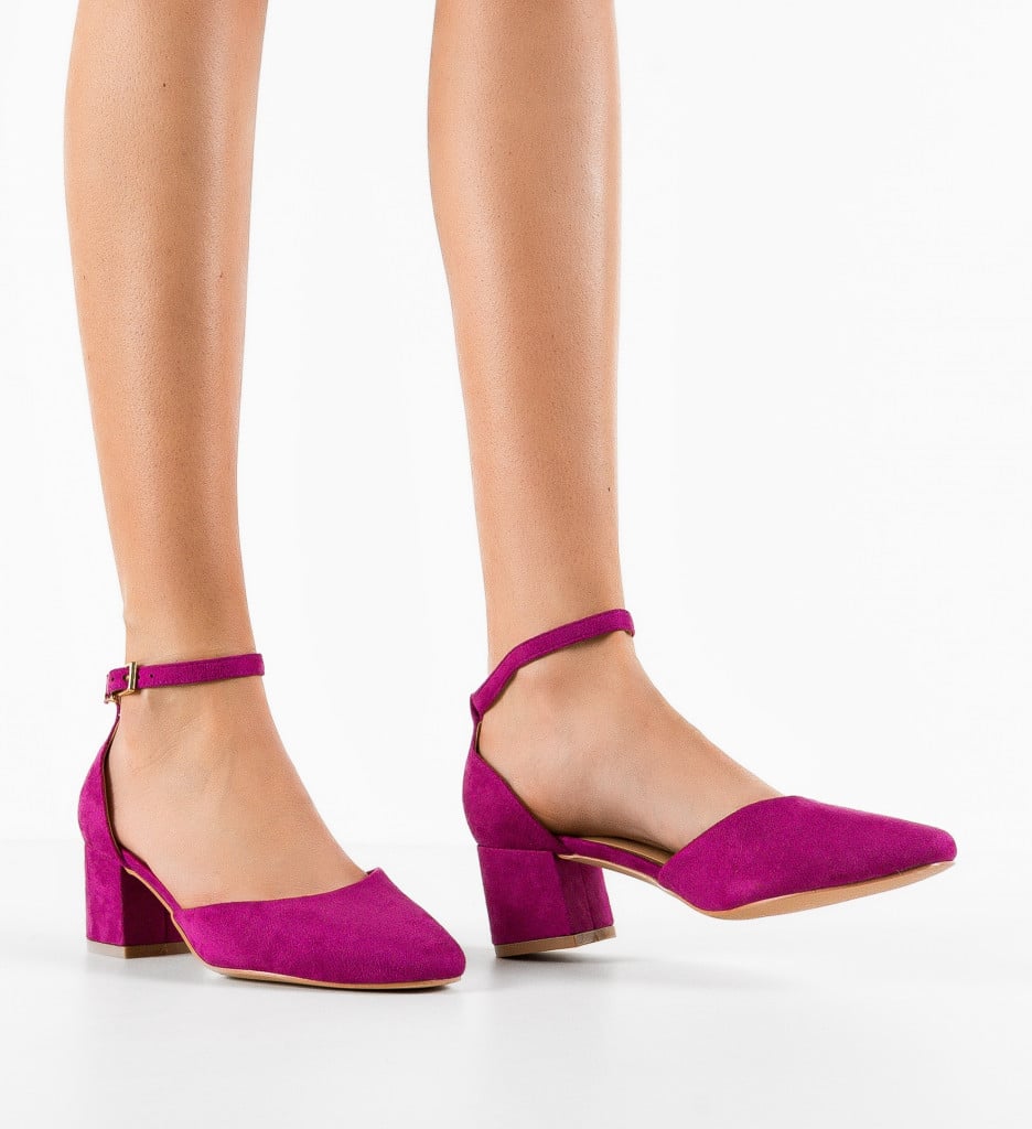 Pantofi cu Toc Keats Fuchsia | Eleganță Asigurată - imagine 4