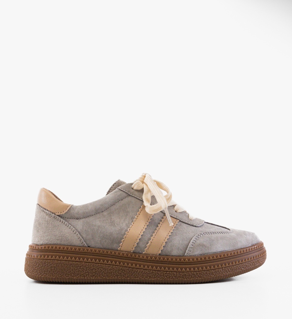 Sneakers Dama Marok Gri - Confort și Stil Sport - imagine 6
