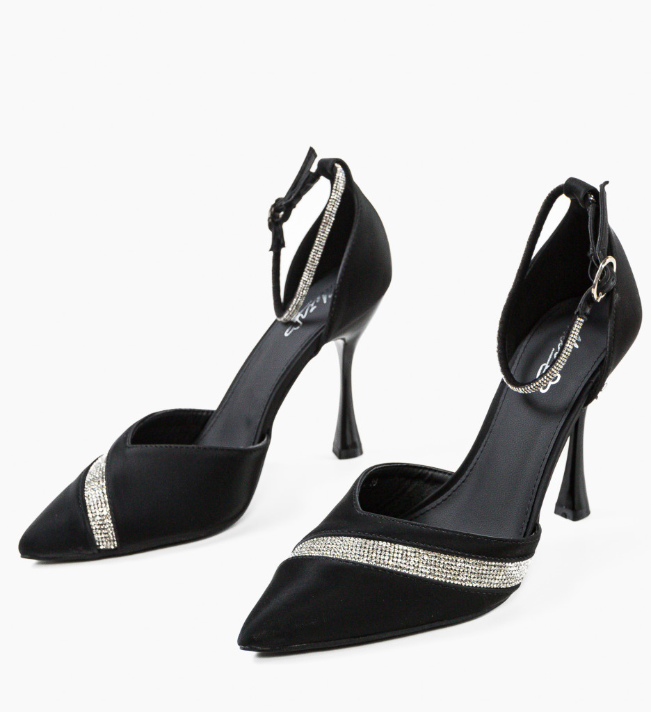 Pantofi Ligeria Negri | Eleganță și Stil - imagine 8