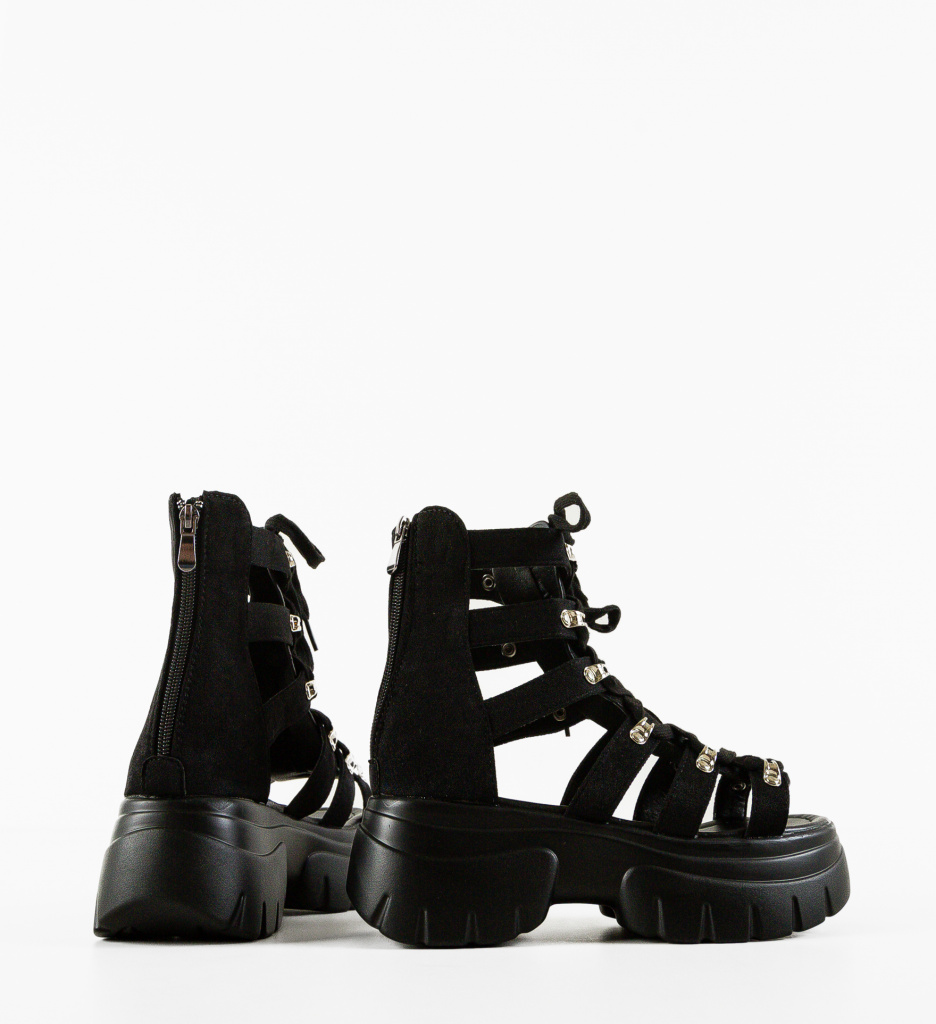 Platforme Dama Golaris Negre | Stil Confort - imagine 4