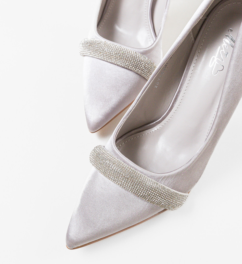 Pantofi Dama Farrah Gri | Eleganță Asigurată - imagine 6