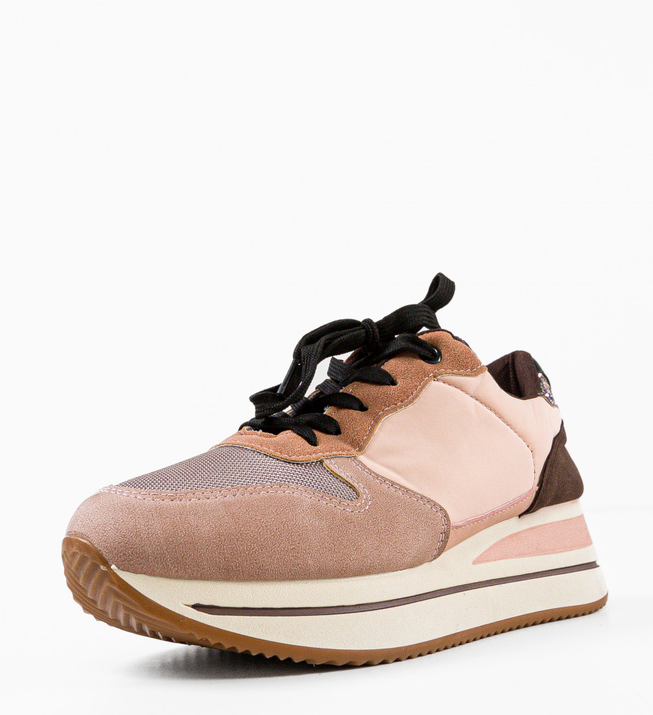 Sneakers Dama Dyonyos Roz - Confort și Stil - imagine 8