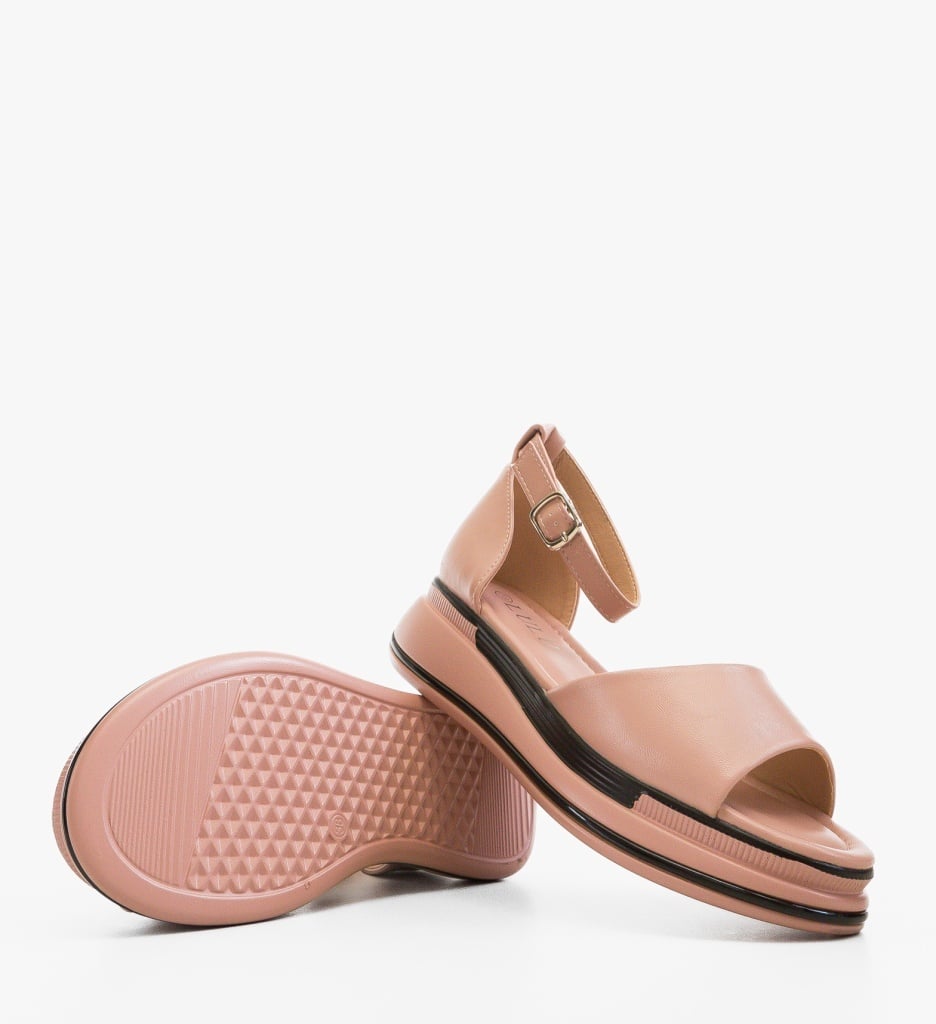 Sandale Dama Drufon Roz Elegante - imagine 3