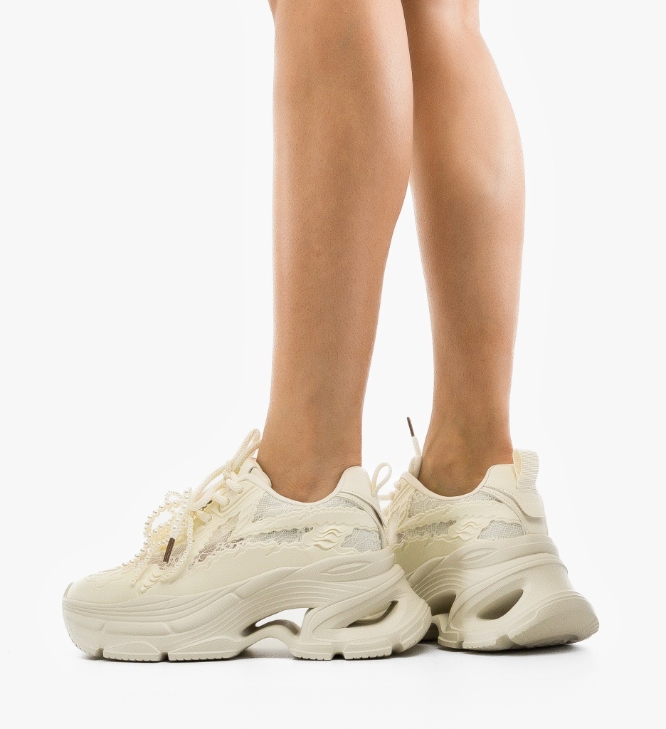 Sneakers Dama Griffith Bej - Confort & Stil Sport