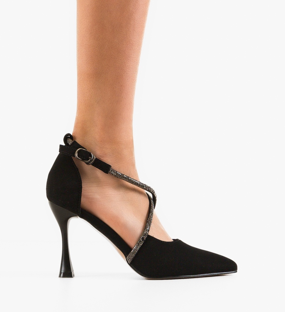 Pantofi Bushrano Negri | Eleganță și Stil - imagine 7