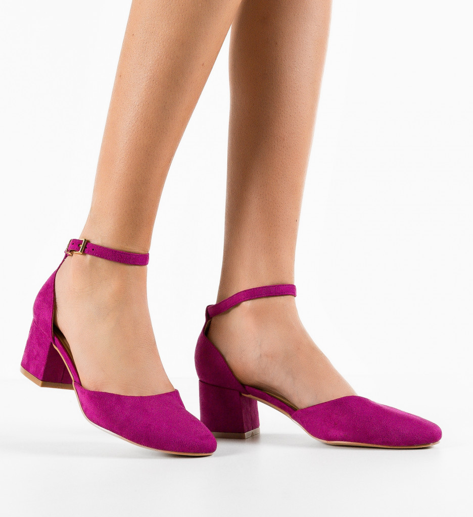 Pantofi cu Toc Keats Fuchsia | Eleganță Asigurată - imagine 2
