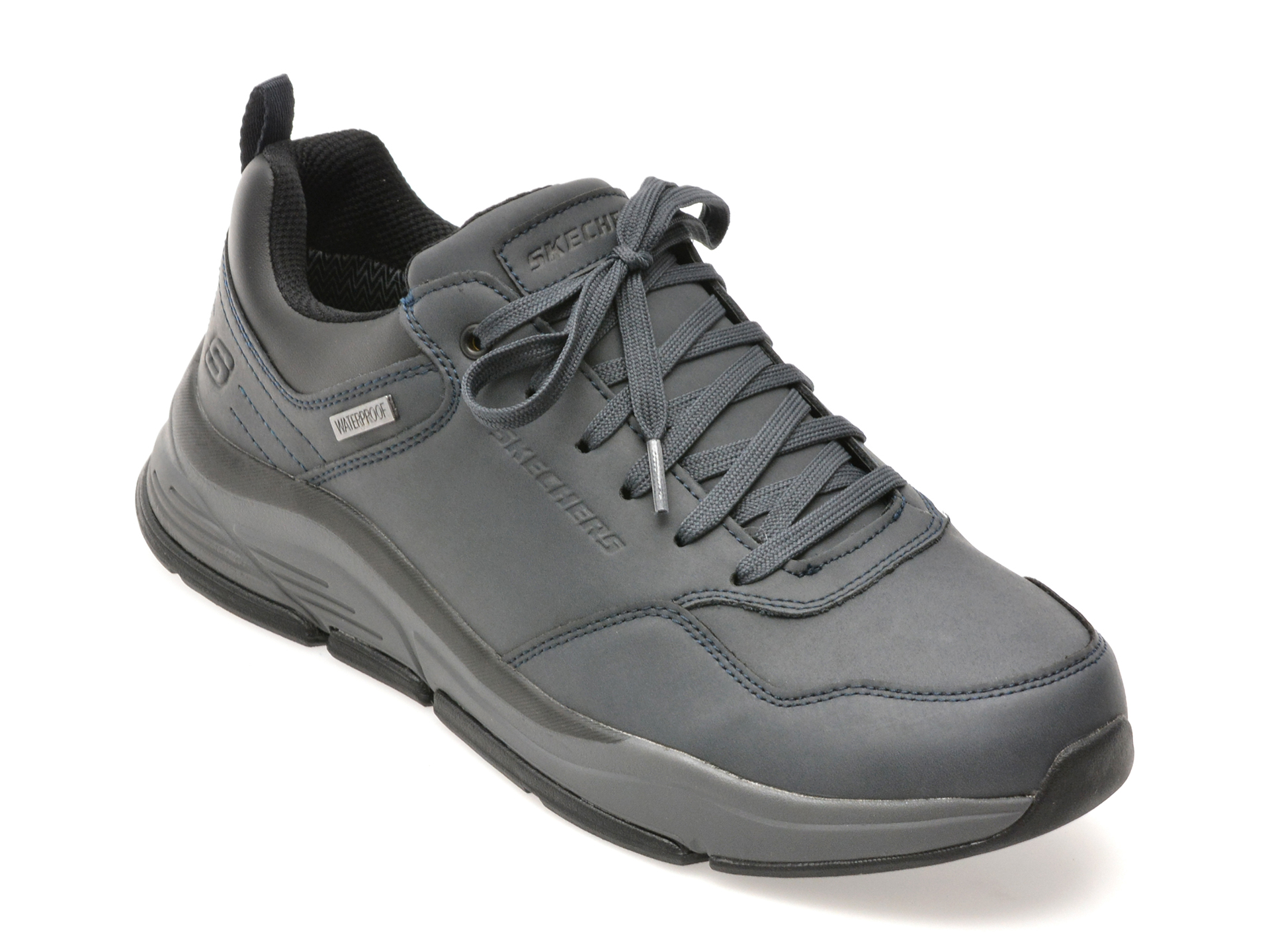 Skechers BENAGO Pantofi Bleumarin Piele Naturală
