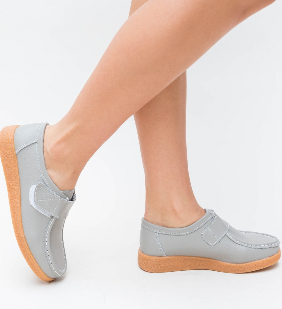 Pantofi Monta Gri - Confort și Eleganță Casual - imagine 3