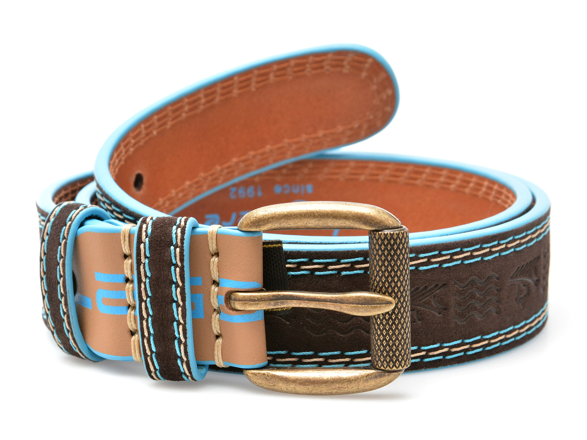 Curea Eleganta LA GALERE Piele Intarsa