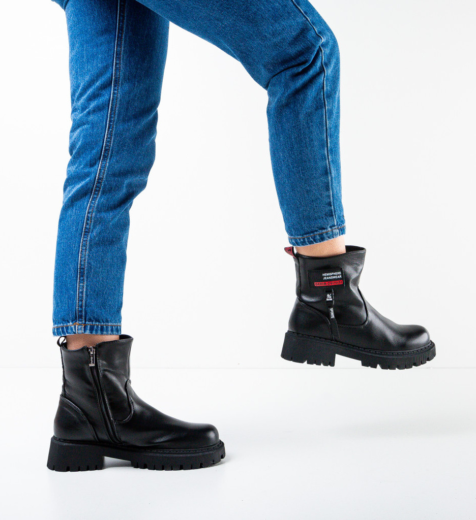 Ghete Sharples Negre - Stil și Confort Durabil - imagine 2