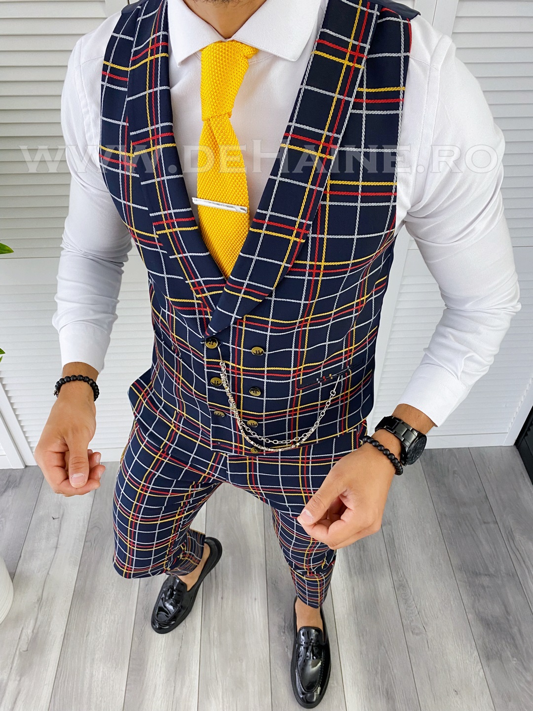 Compleu Barbati Vesta + Pantaloni Elegant B5522