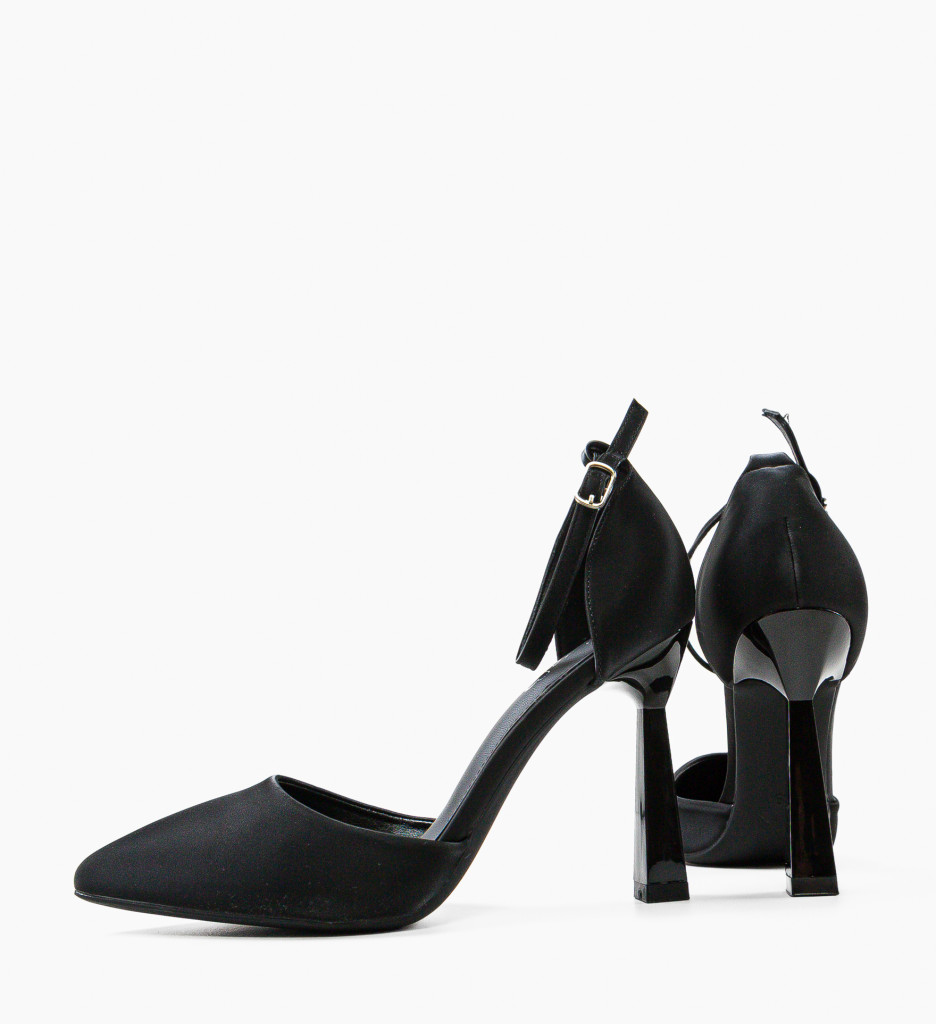 Pantofi Dama Trypho Negri cu Toc Elegant - imagine 12