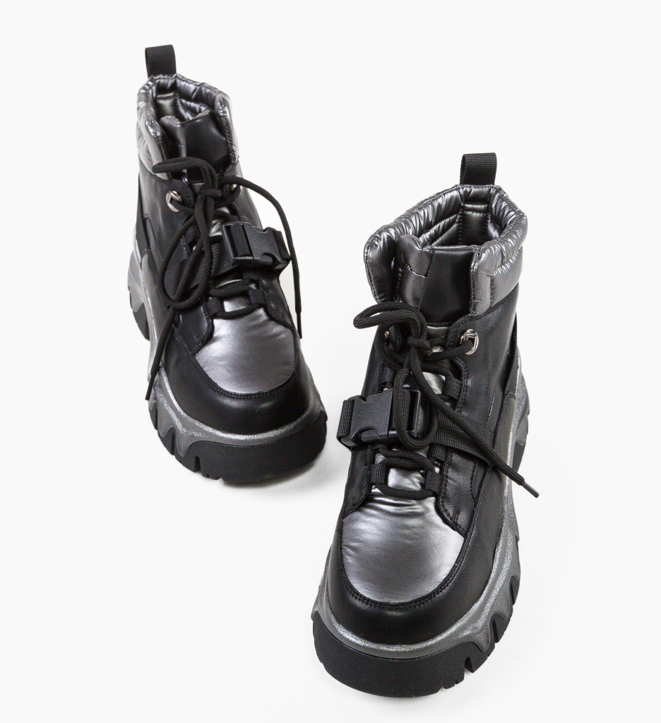 Sneakers dama Gelini Negri - Confort și Stil Urban - imagine 5