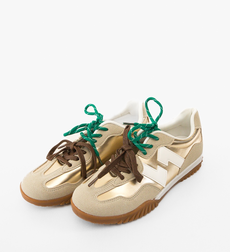 Pantofi Sport Velma Aurii - Stil și Confort - imagine 5