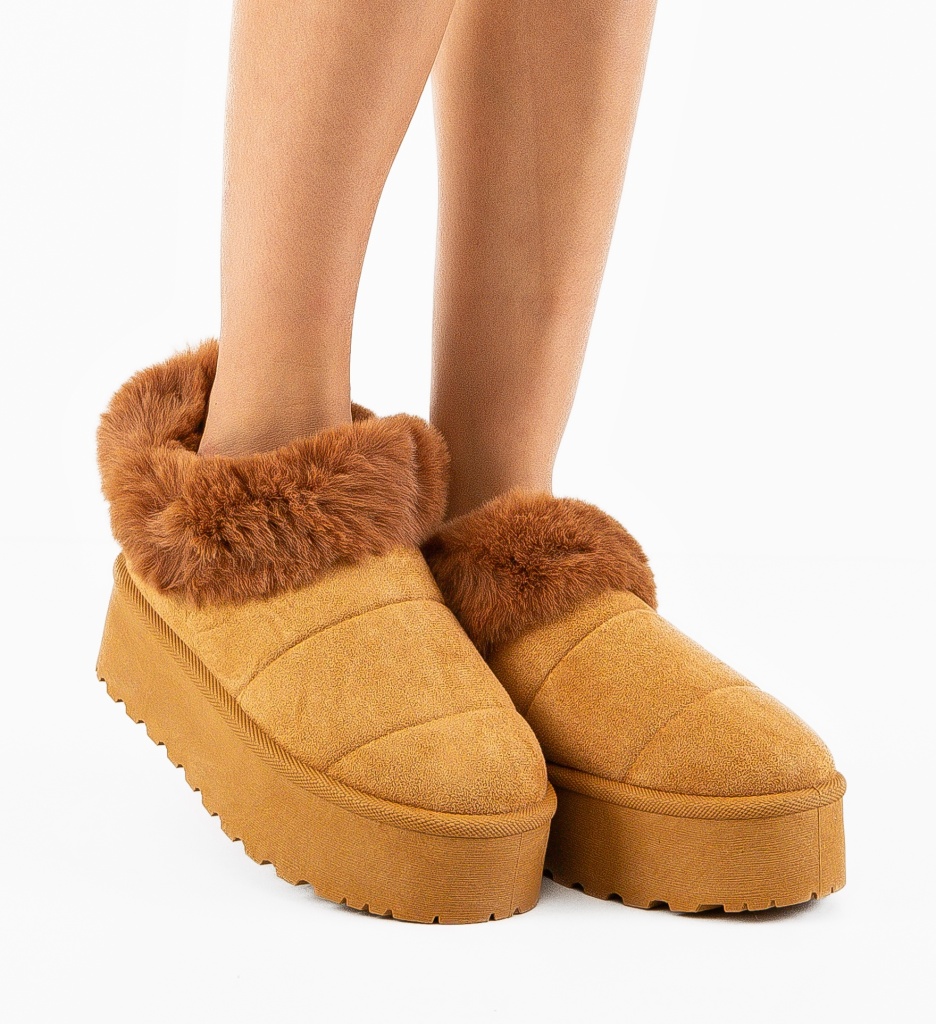 Papuci Ug Padma Camel - Confort și Stil