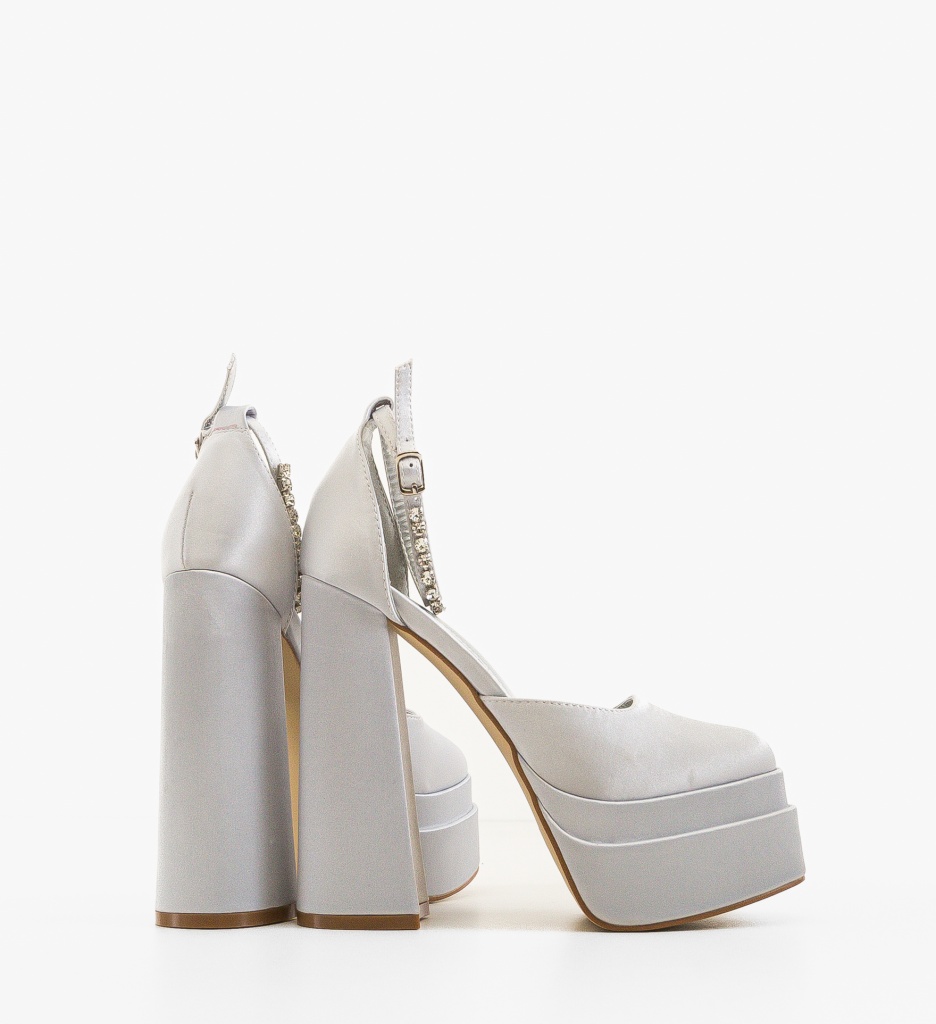 Pantofi Vestrok Gri cu Toc - Eleganță Modernă - imagine 2