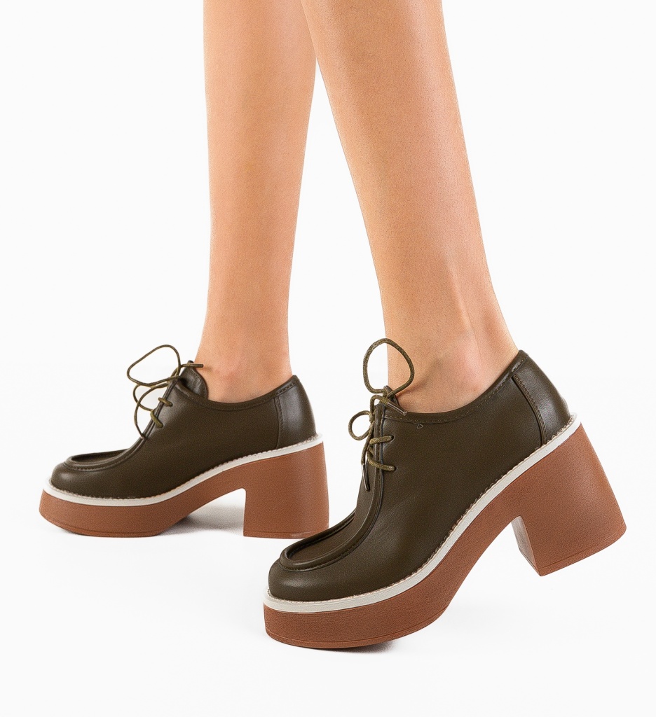 Pantofi Casual Aylmer Verzi - Confort & Stil - imagine 3