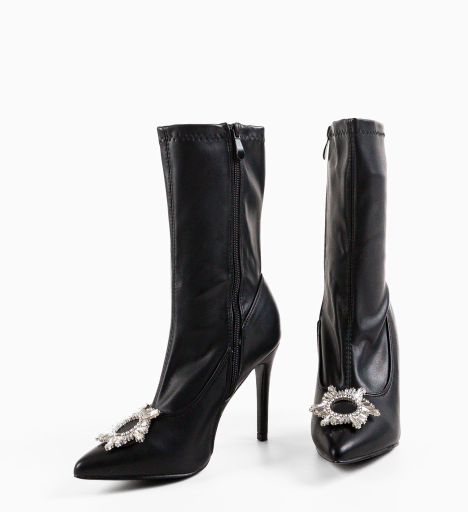 Botine Cooke Negre 2 | Eleganță Asigurată - imagine 6