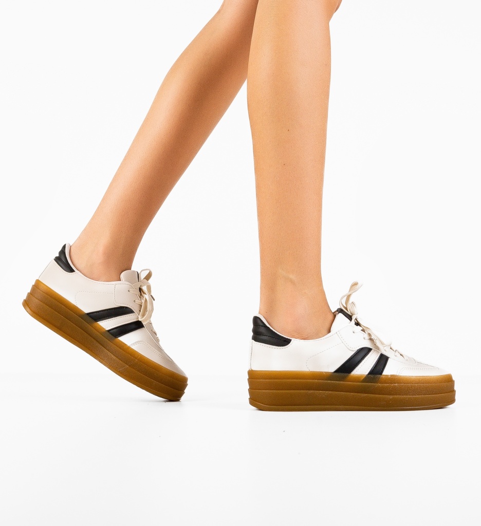 Sneakers Dama Chlebek Bej | Confort și Stil - imagine 2