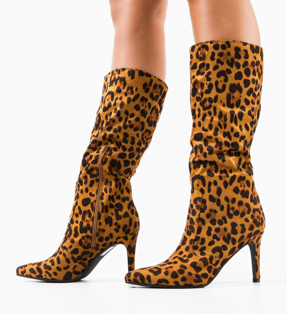 Cizme Dama Julian Animal Print | Stil Indraznet - imagine 2