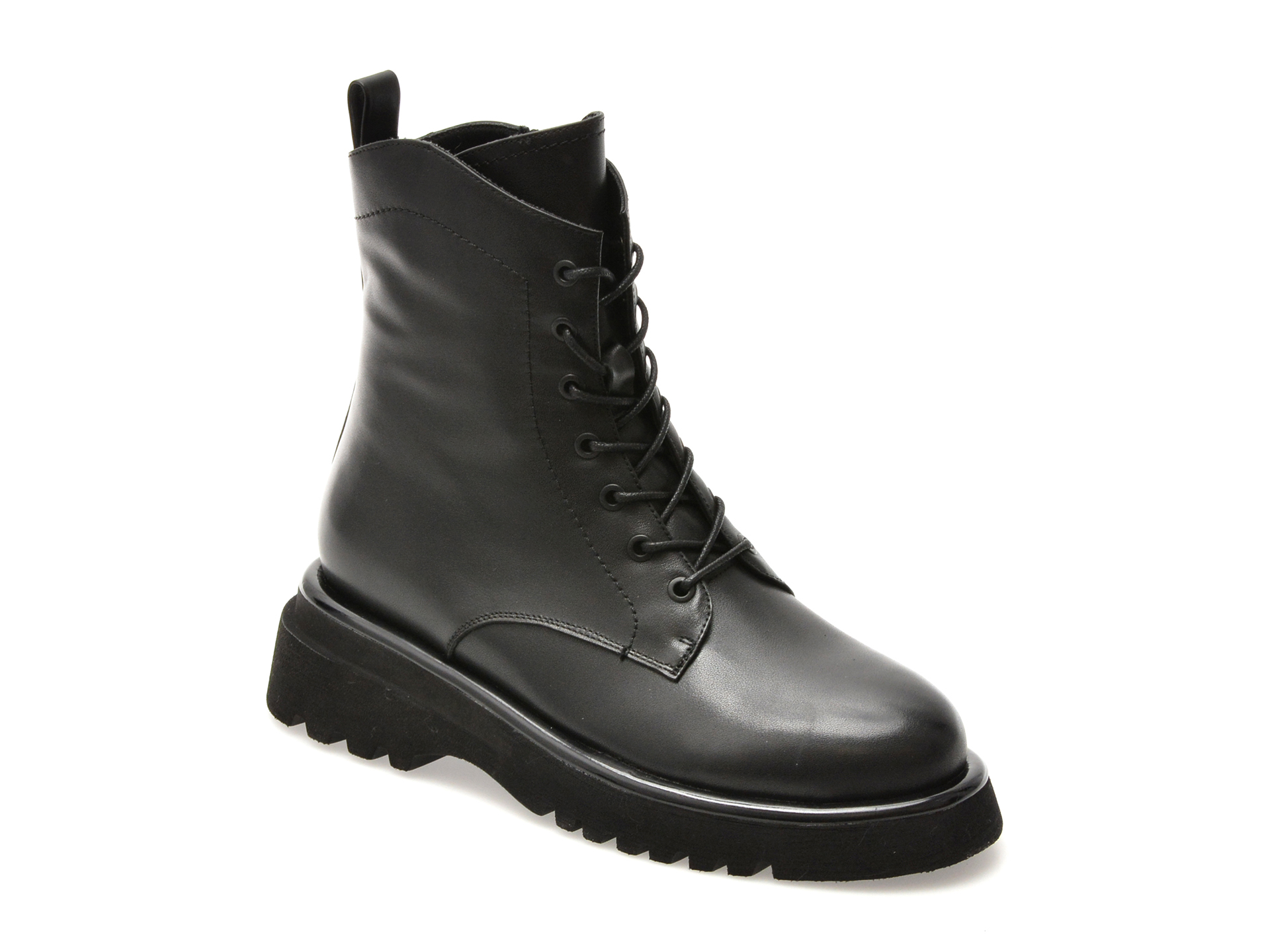 Ghete ALDO Negre din Piele Naturala | Eleganță