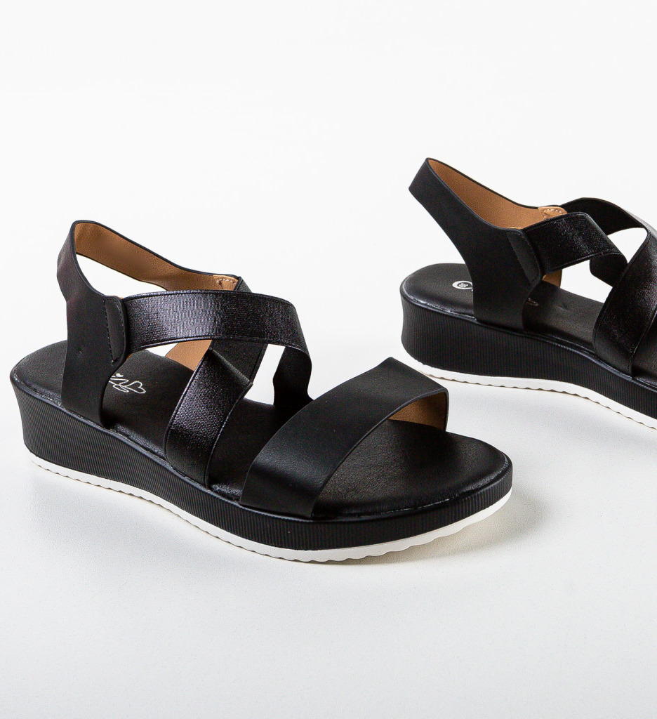 Platforme Dama Banba Negre | Eleganță și Confort - imagine 7