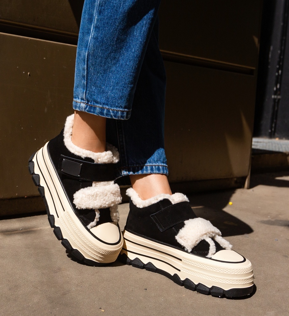 Sneakers Dama Ojuh Negri - Confort și Stil - imagine 2