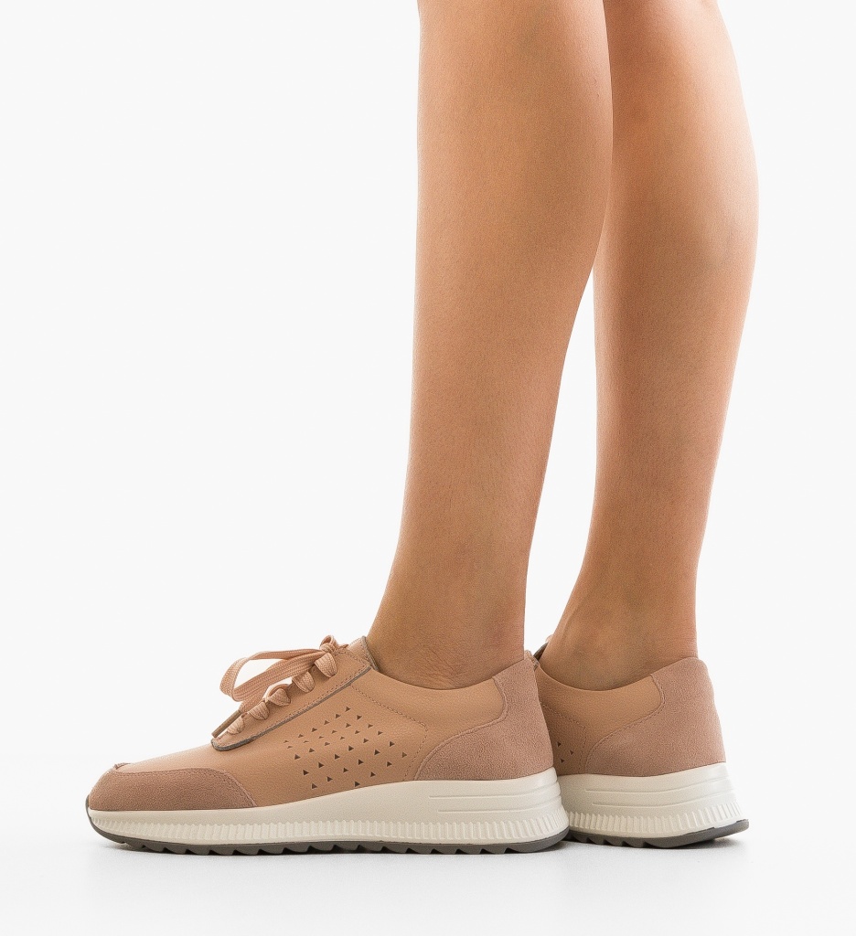Sneakers Dama Trybary Roz - Confort Sport - imagine 2