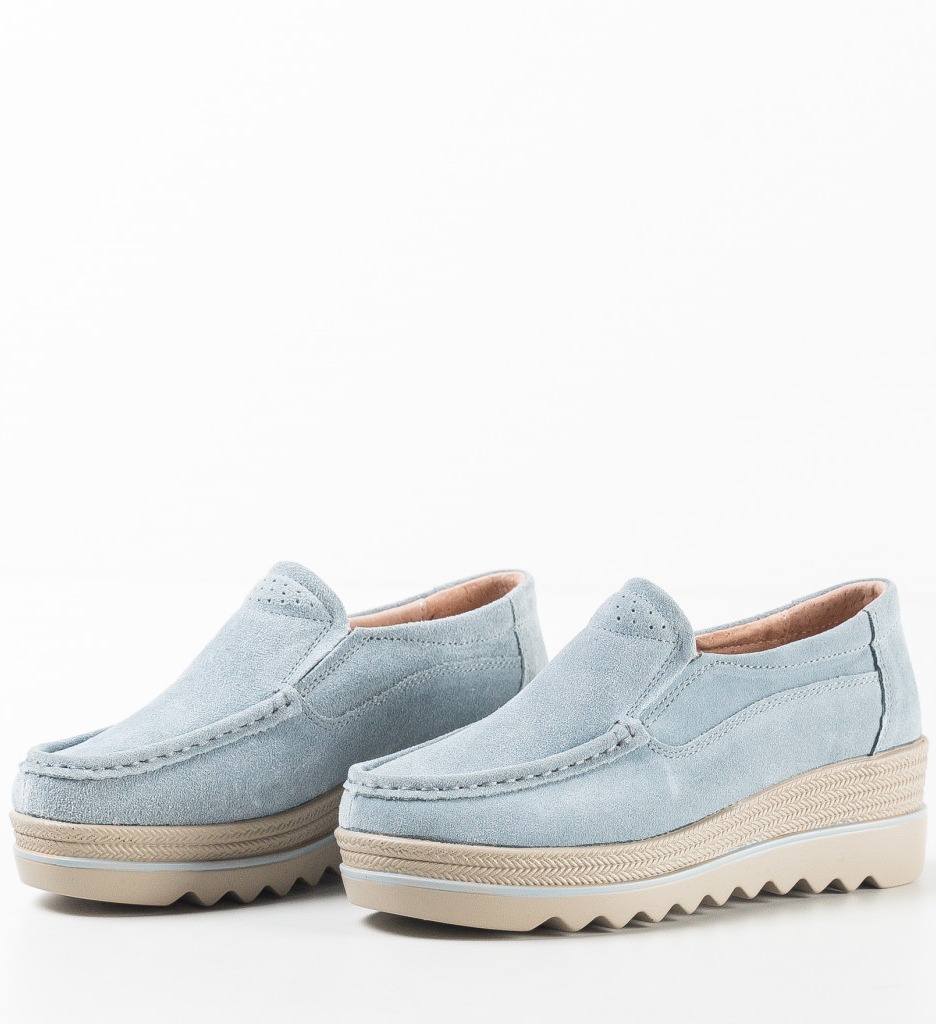 Pantofi Casual Smirno Albastri - Confort și Stil - imagine 6