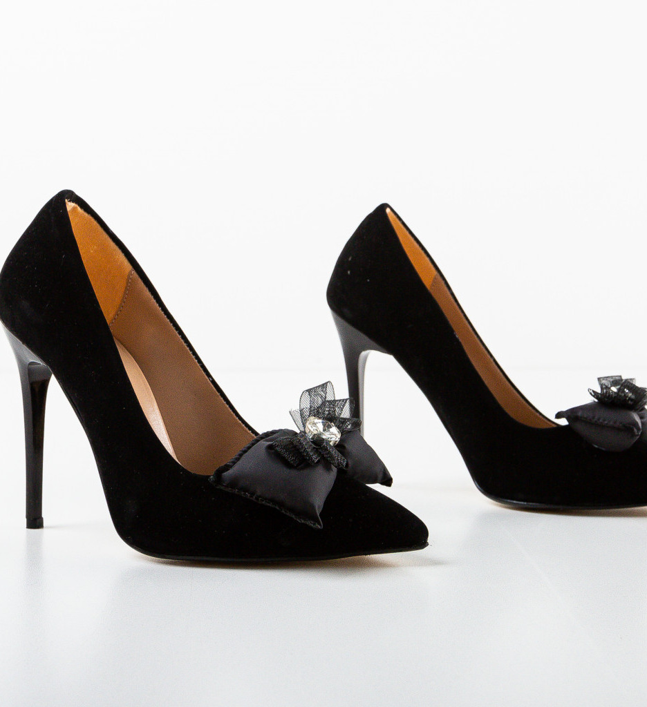 Pantofi Dama Popley Negri - Eleganță și Stil - imagine 7
