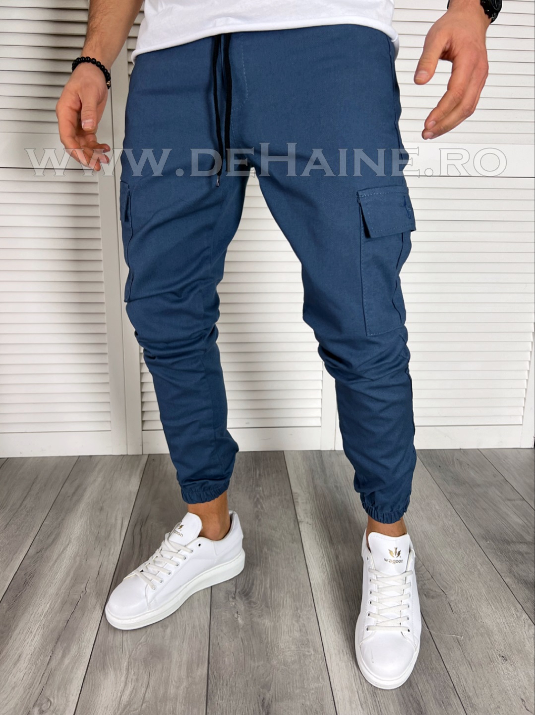 Pantaloni barbati cargo bleumarin B7614  O3-3.3
