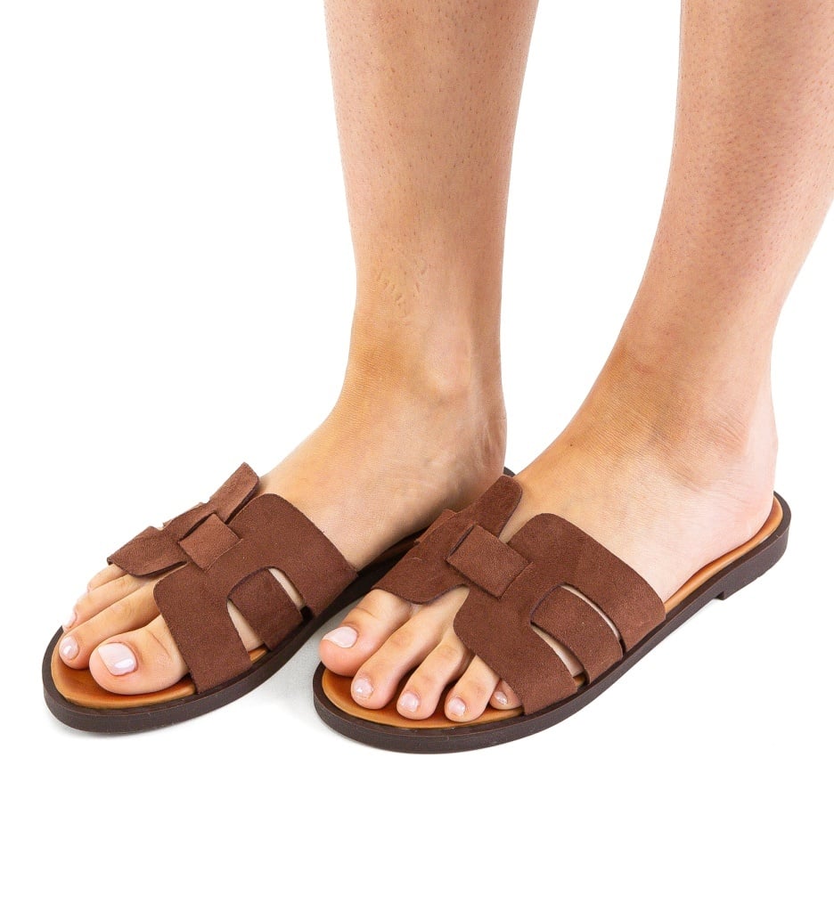 Papuci Dama Senalac Maro Confortabili - imagine 2