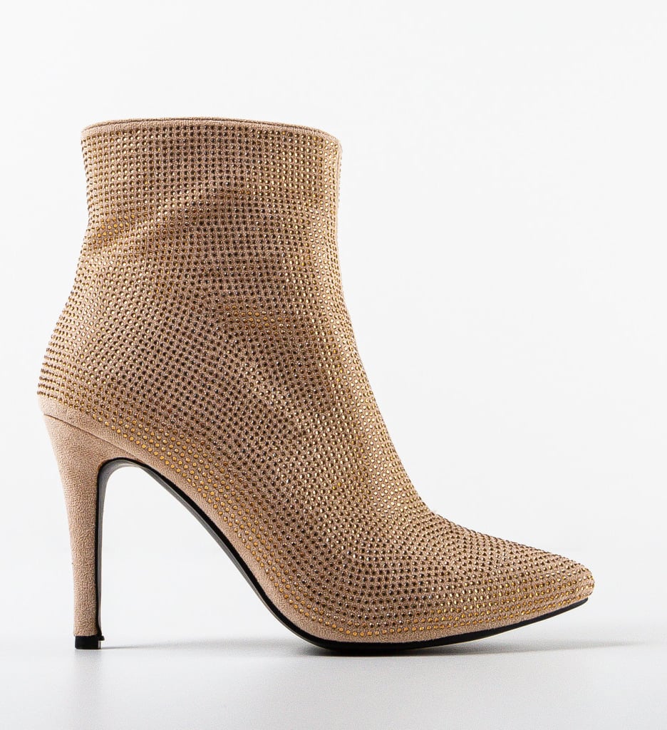 Botine Dama Bej Elegante și Confortabile - imagine 2