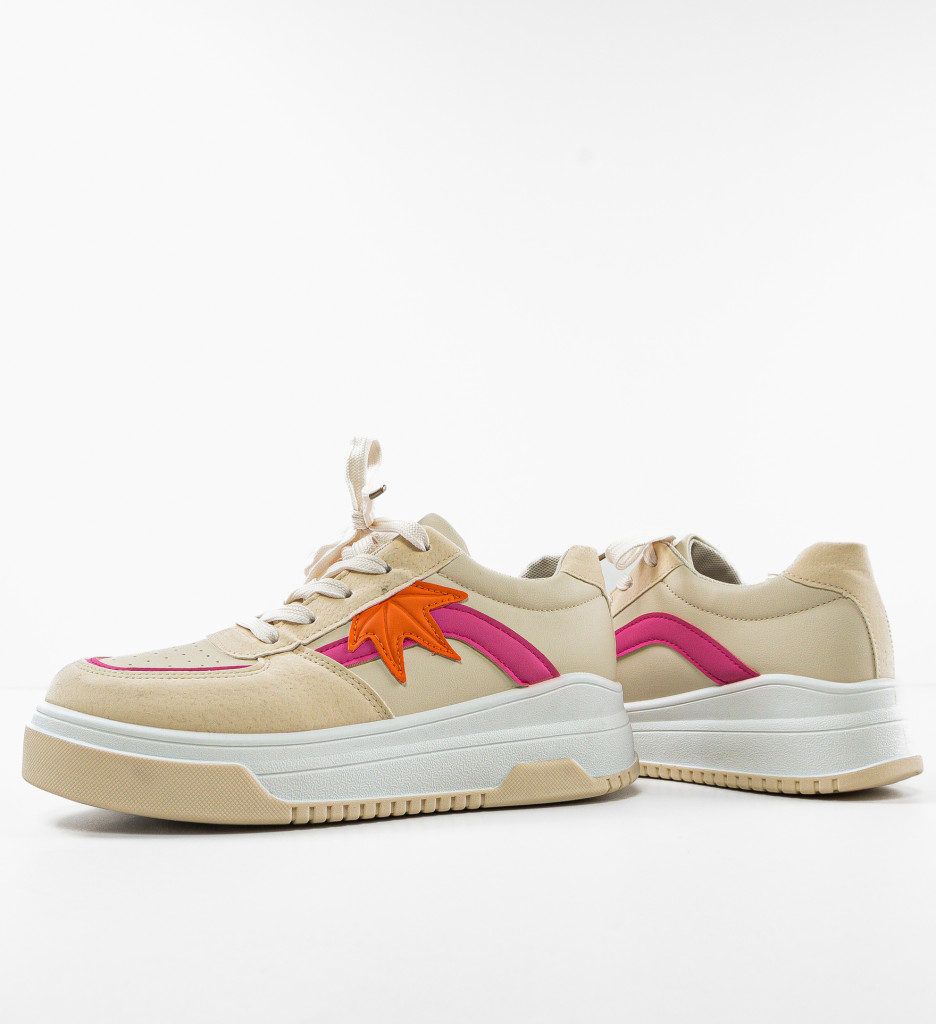 Pantofi Sport Kacie Bej | Confort și Stil - imagine 9