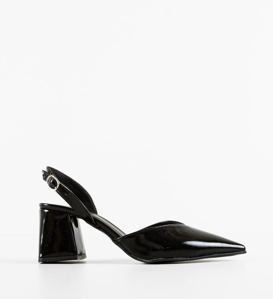 Pantofi cu Toc Hagra Negri | Eleganță - imagine 5
