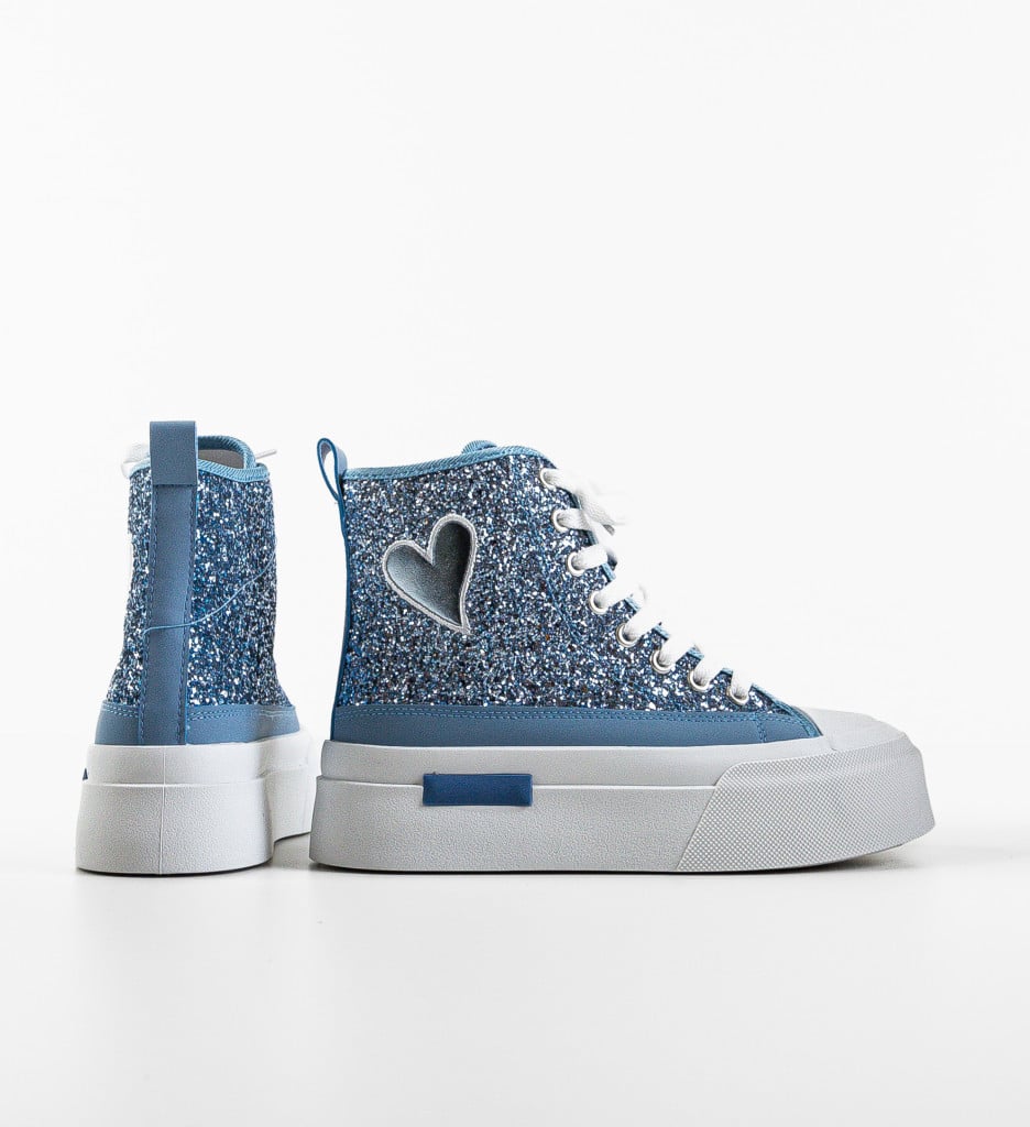 Sneakers Cuore Albastri - Confort Casual - imagine 9