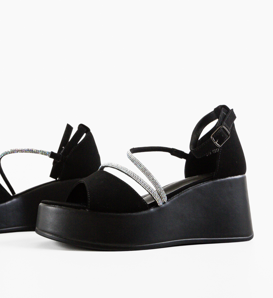 Platforme Jaida Negre - Eleganță și Confort - imagine 6