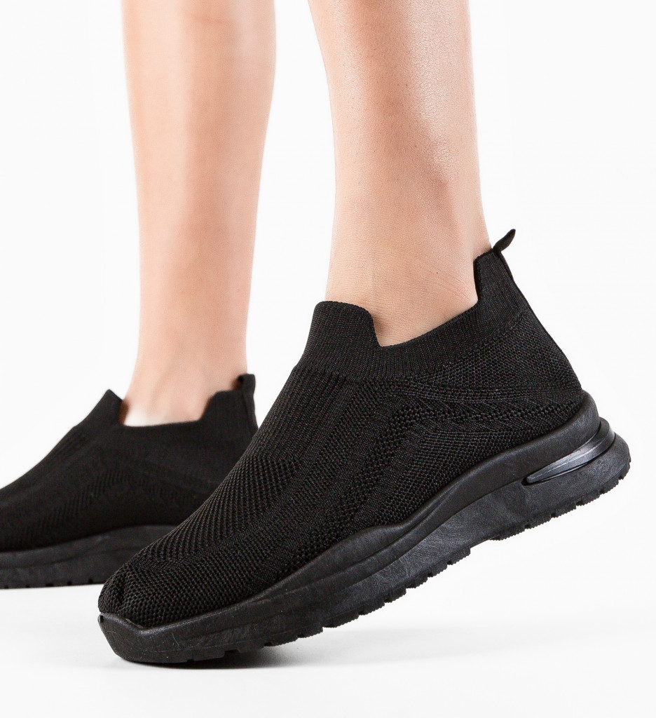 Sneakers Dama Coven Negri - Stil și Confort Sport - imagine 6