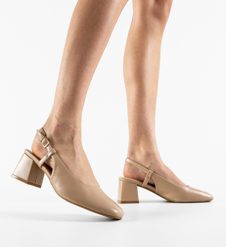 Pantofi Casual Dama Fraser Bej | Confort & Stil - imagine 2