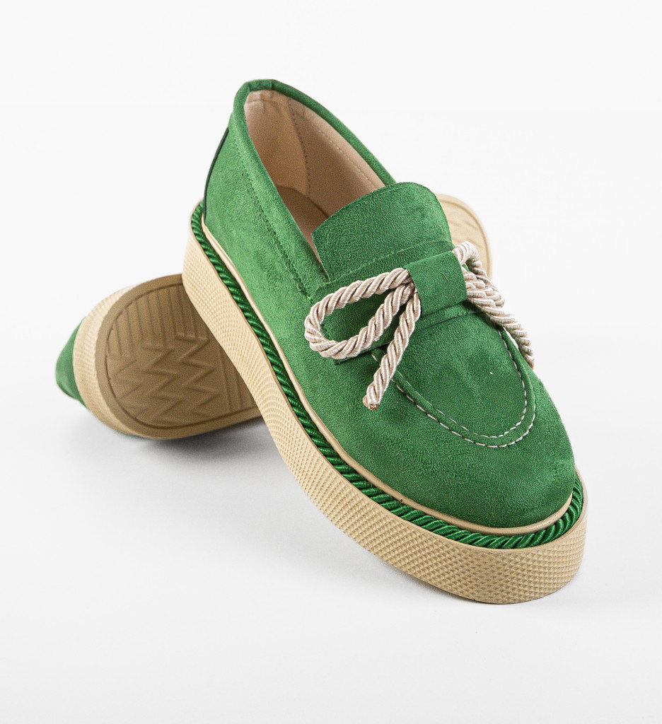 Pantofi Leskus Verzi | Confort și Stil Casual - imagine 5