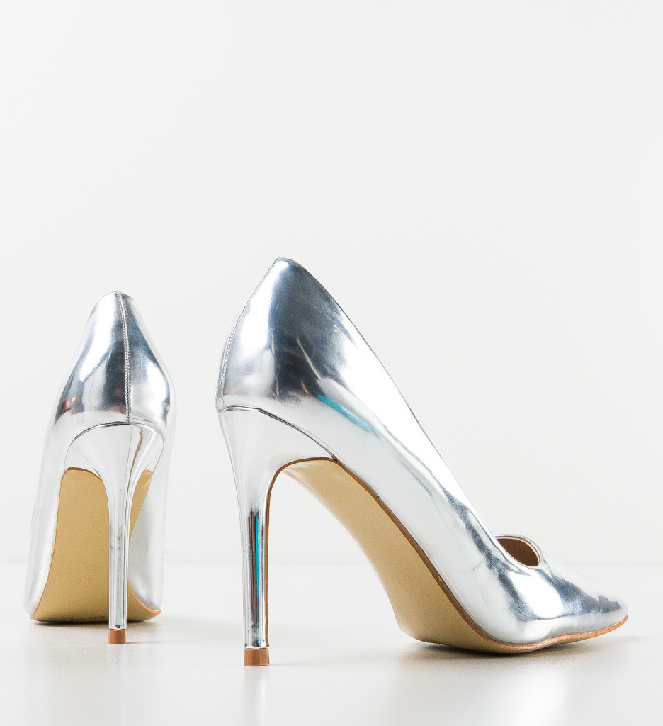 Pantofi Sinead Argintii | Eleganță Asigurată - imagine 7