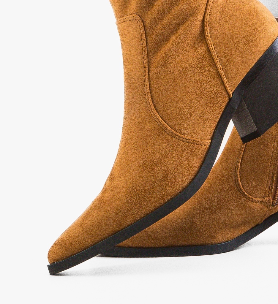 Botine Dama Rhiann Camel - Eleganță și Confort - imagine 3