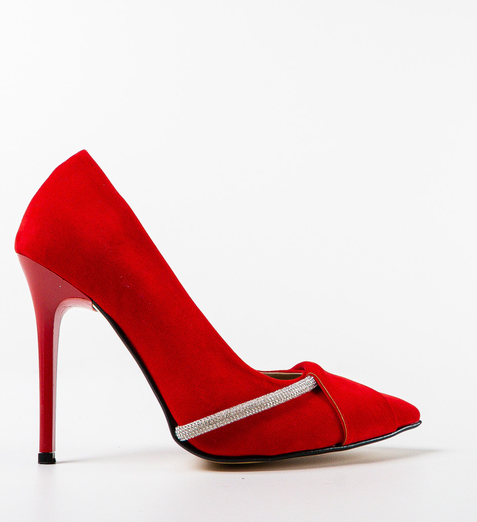 Pantofi Opect Rosii cu Toc - Eleganță și Stil - imagine 2