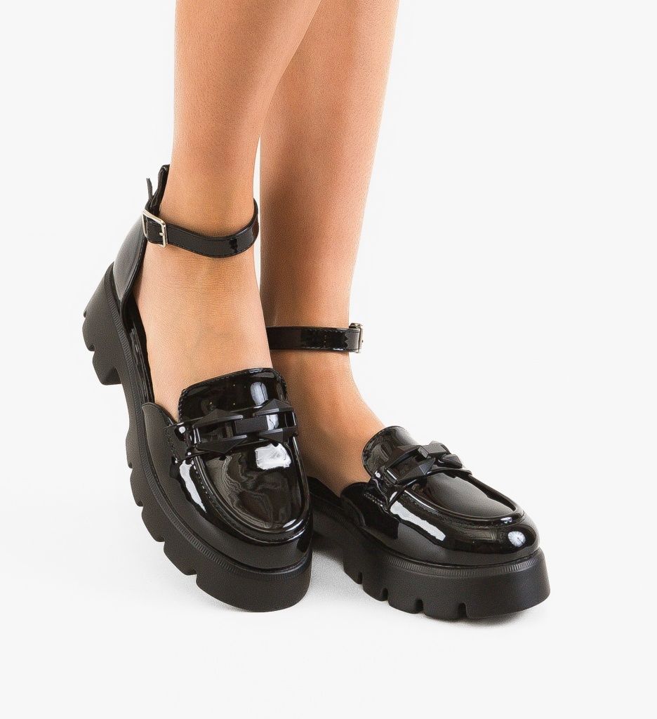 Pantofi Casual Karmel Negri - Confort și Stil