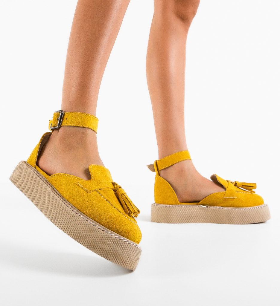Pantofi Casual Kalin Galbeni | Stil și Confort