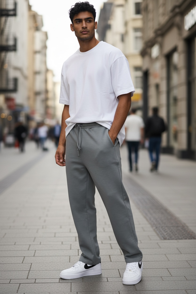 Pantaloni de trening gri 2585 117-3