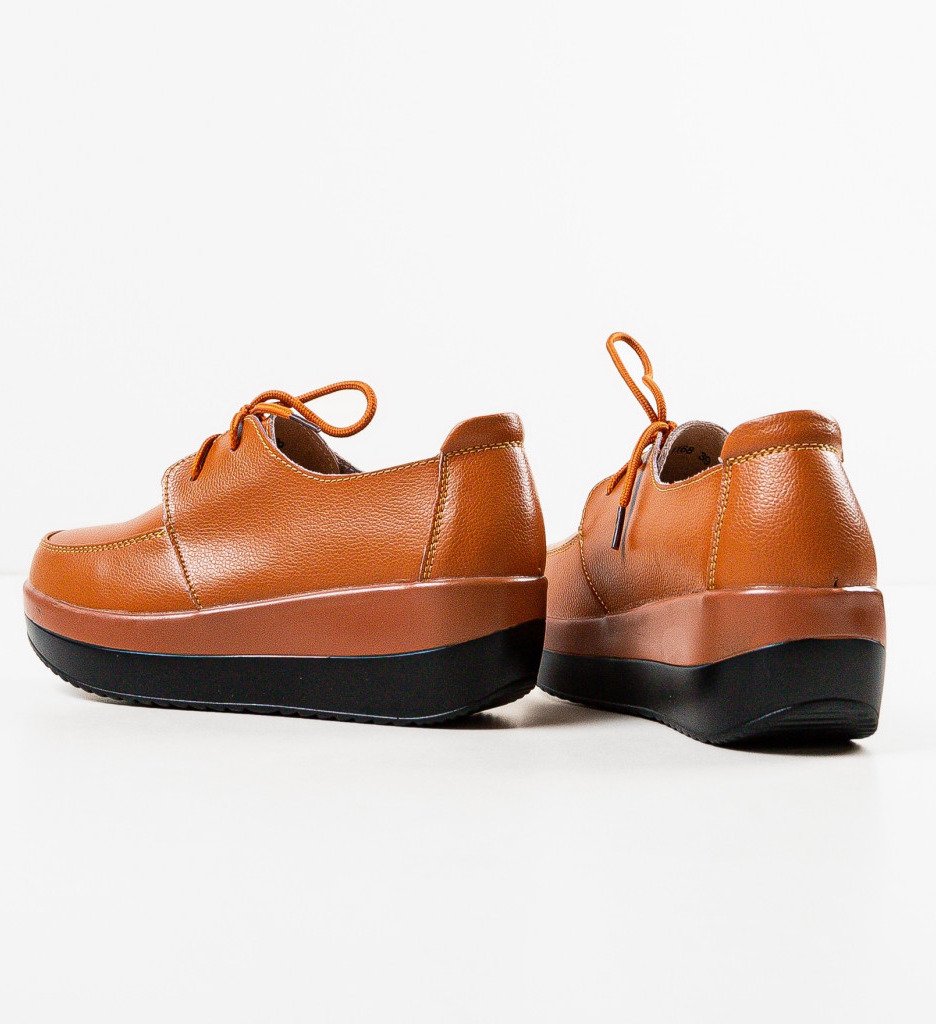 Pantofi Casual Camel | Confort & Stil Zilnic - imagine 6