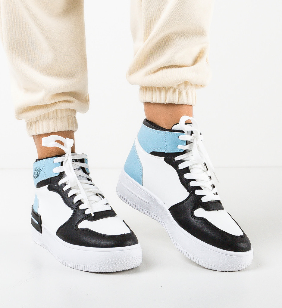 Sneakers Dama Albastri Alissa | Confort si Stil - imagine 3