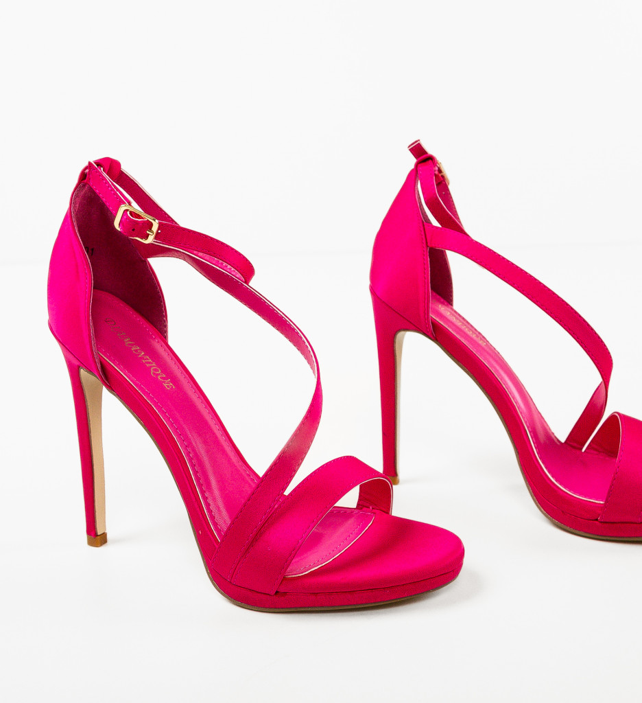 Sandale Lindon Fuchsia | Toc Elegant și Stil - imagine 5